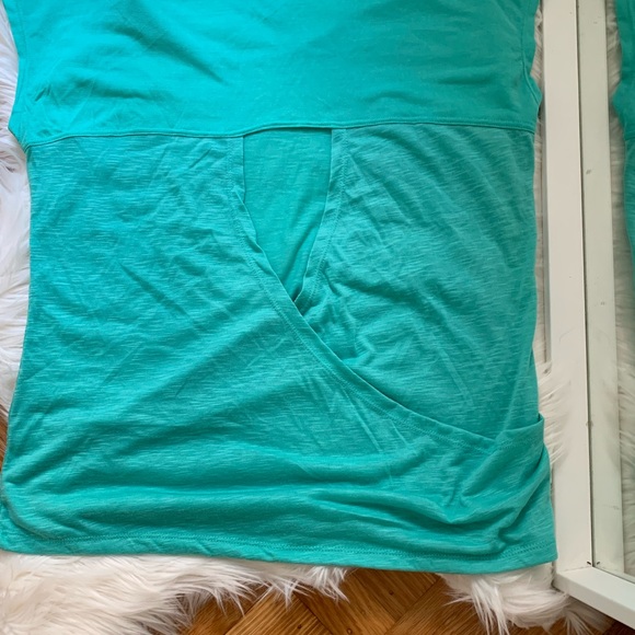 Ellie Activewear Open Back Wrap Top - Picture 5 of 5